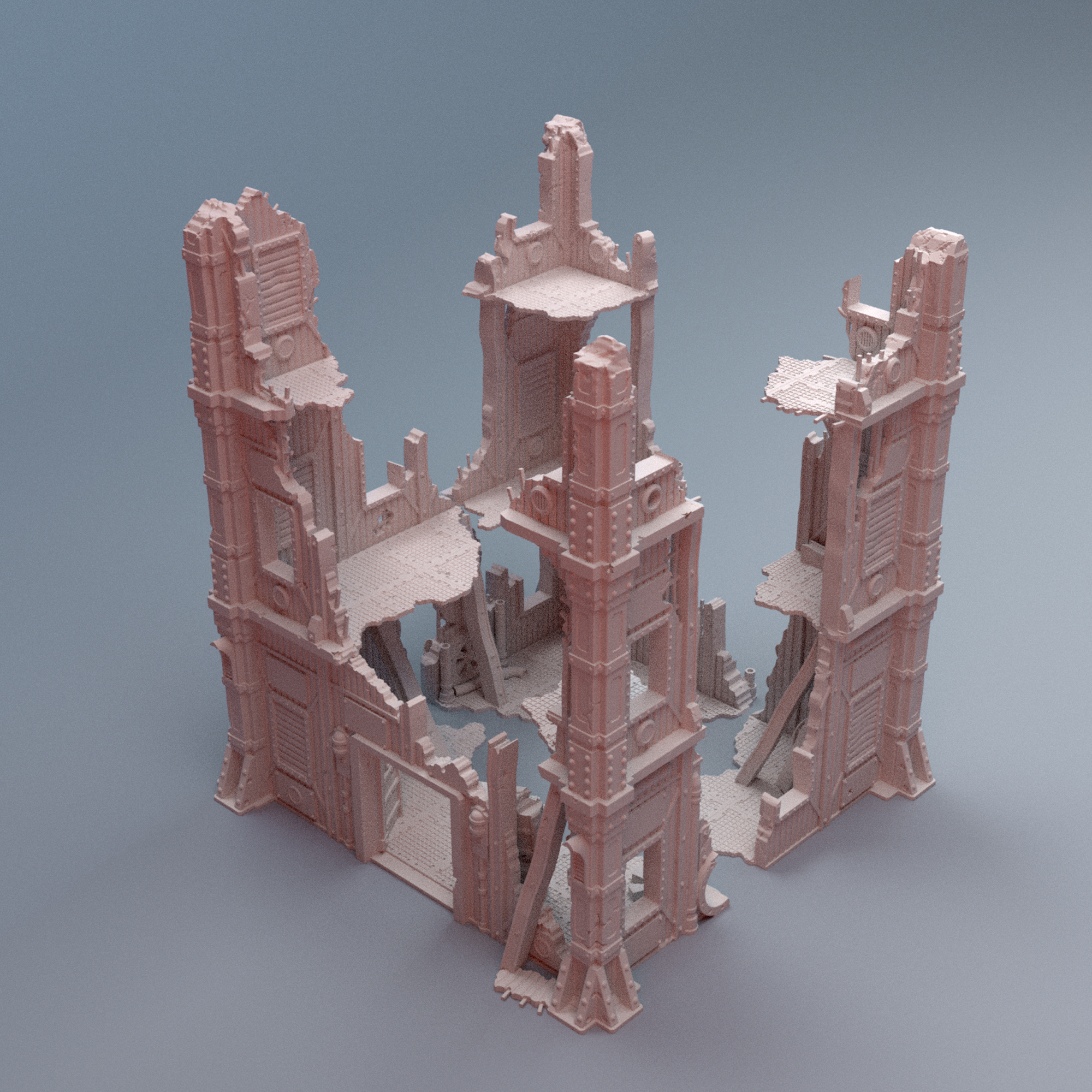 Scifi Grimdark Tertius 'A' Ruins